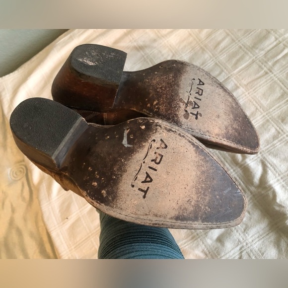 ARIAT Dixon bown booties 7.5B women ankle boots - Picture 3 of 10